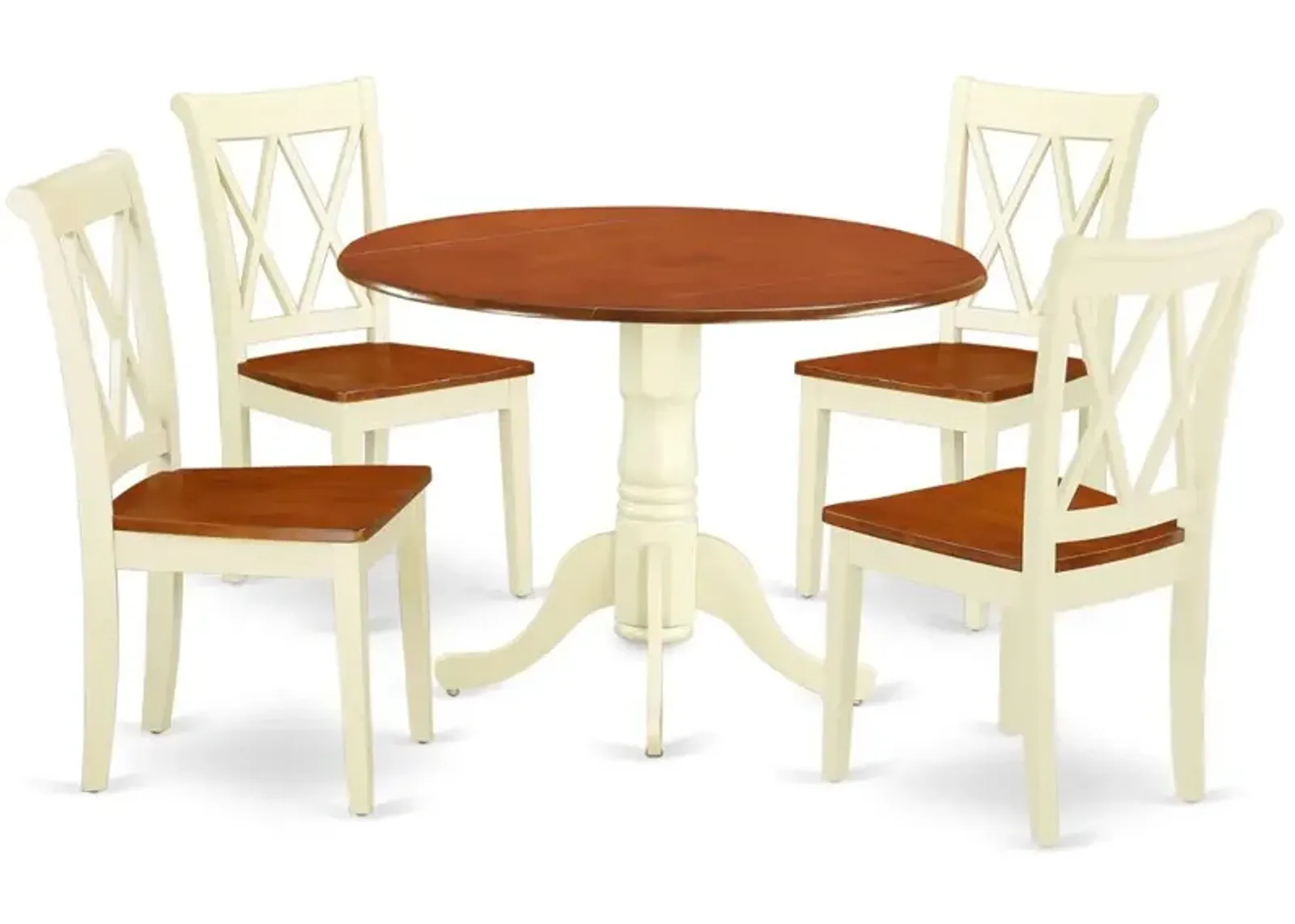 Dining Room Set Buttermilk & Cherry