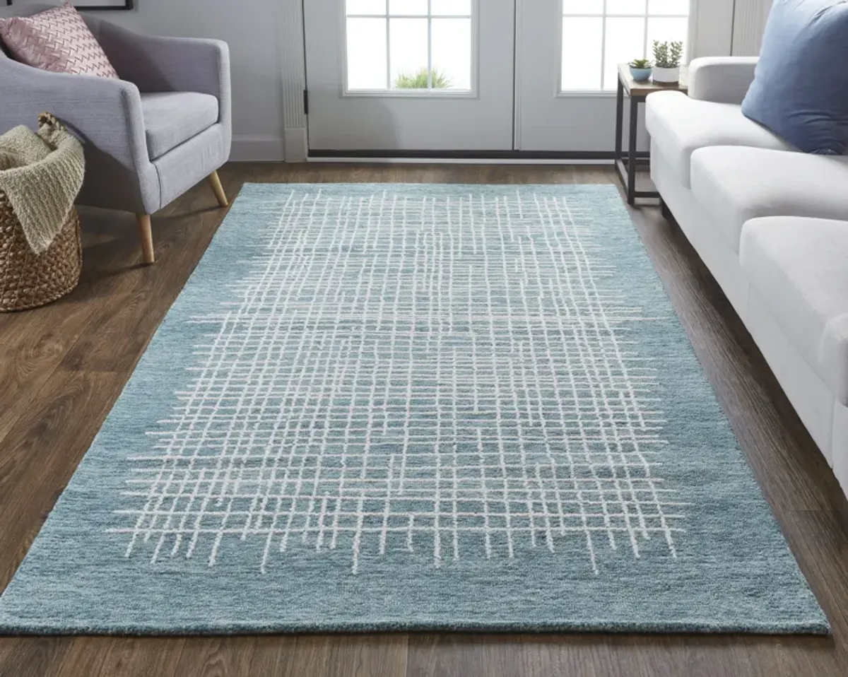 Maddox 8630F Blue/Green/Ivory 2' x 3' Rug