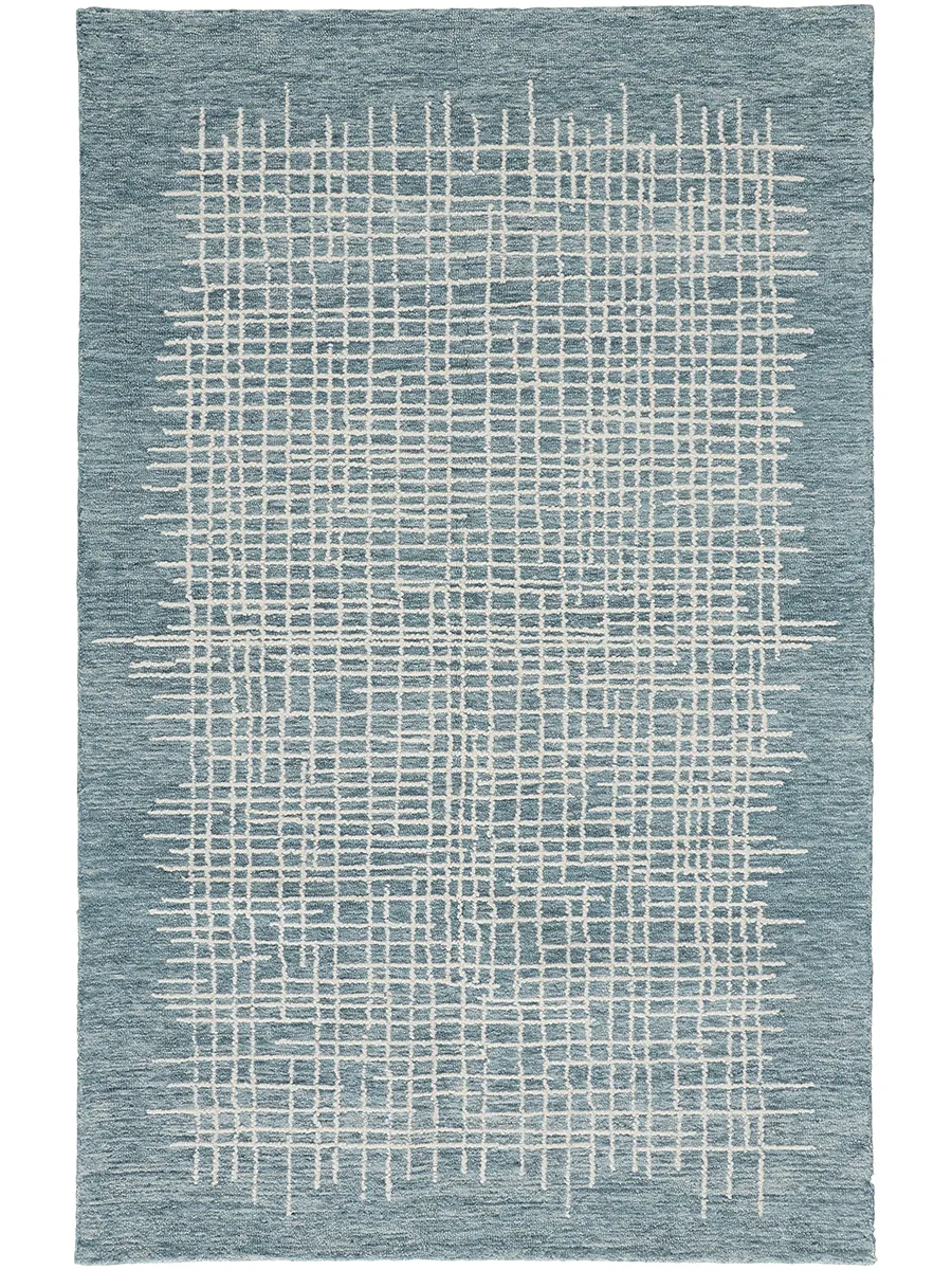 Maddox 8630F Blue/Green/Ivory 2' x 3' Rug