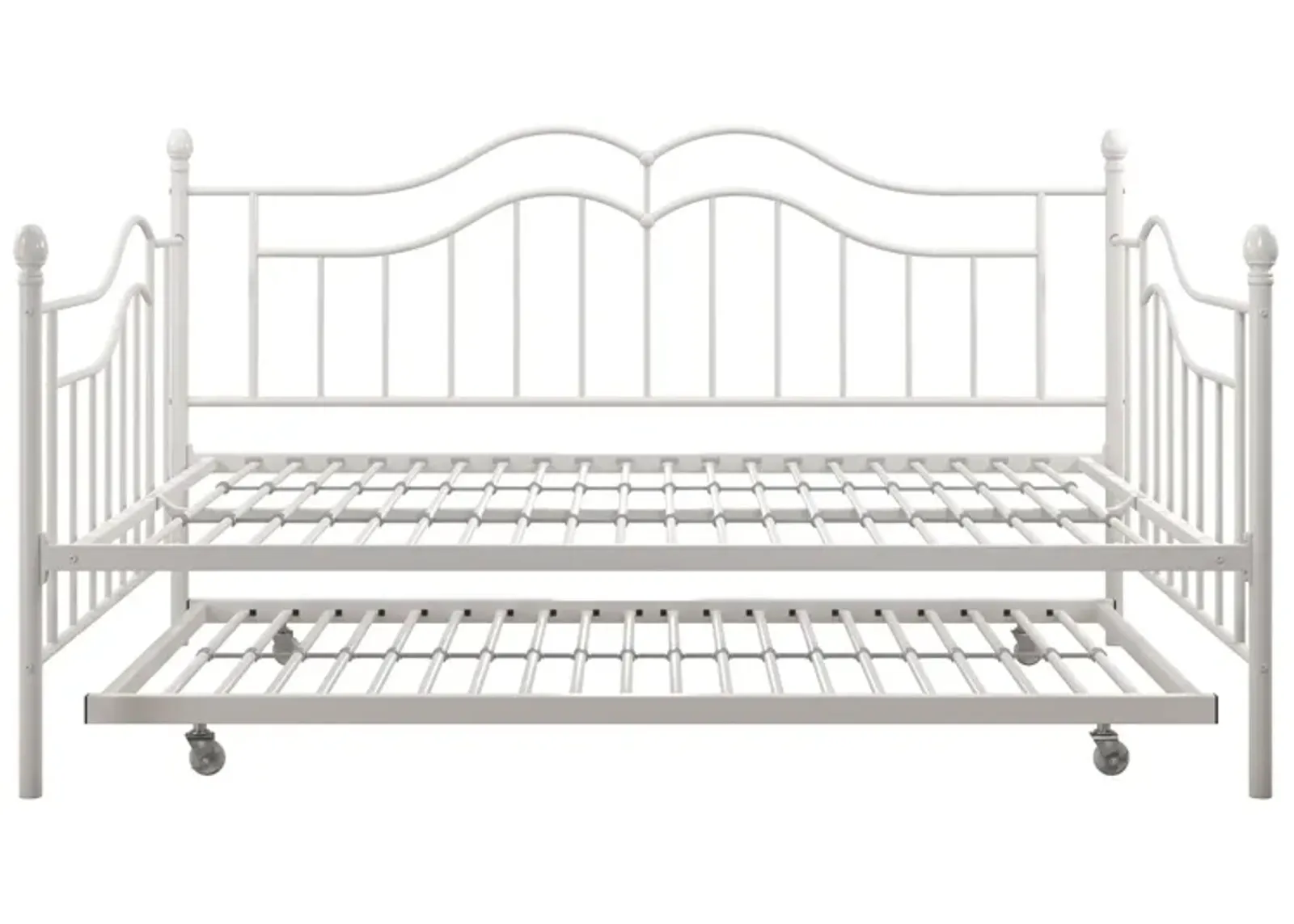 Atwater Living Selene Daybed and Trundle, Bronze Metal