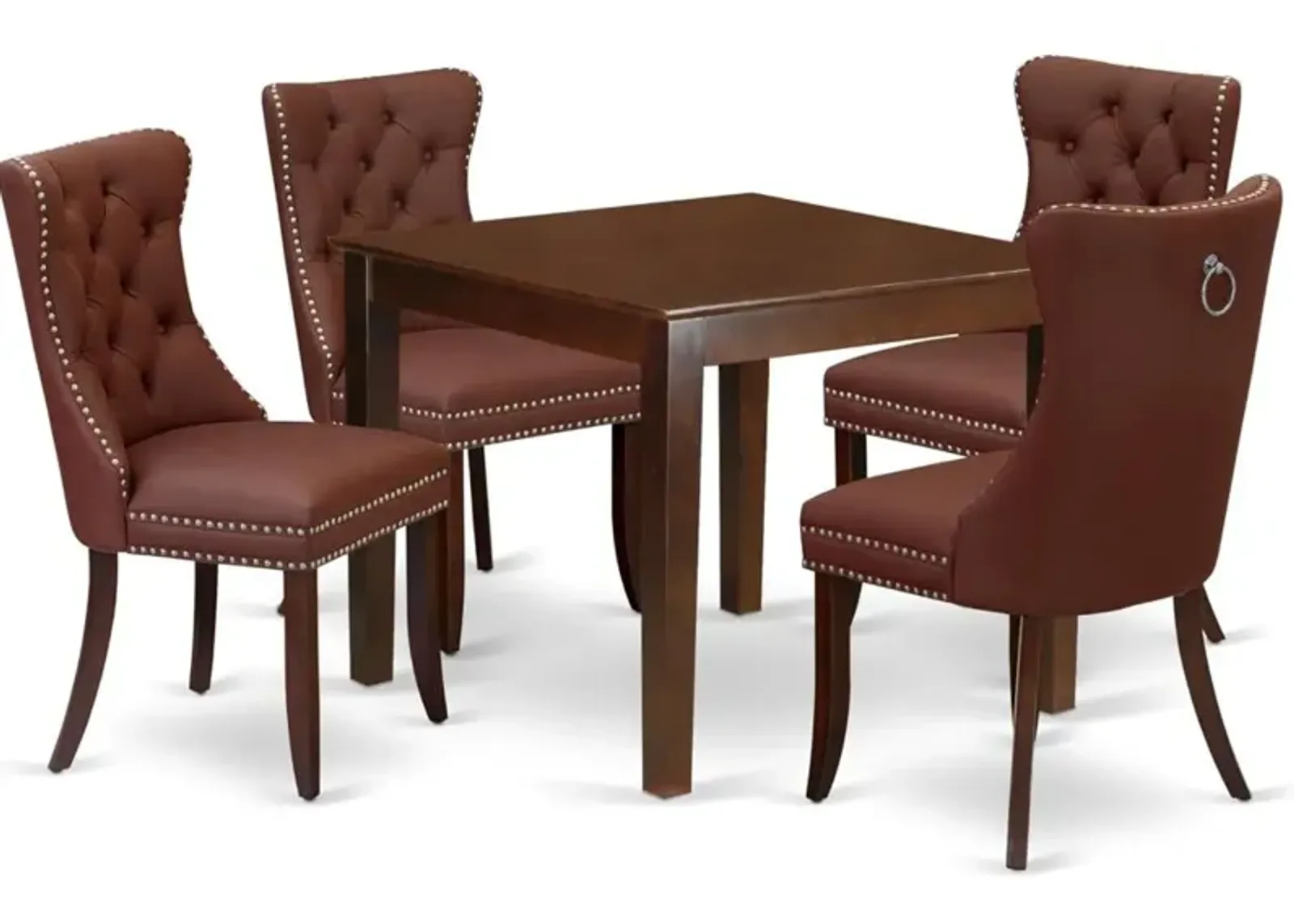 5 Piece Modern Dining Table Set