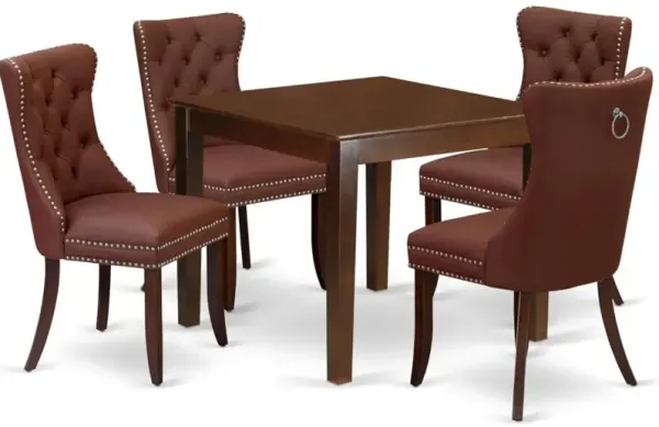 5 Piece Modern Dining Table Set