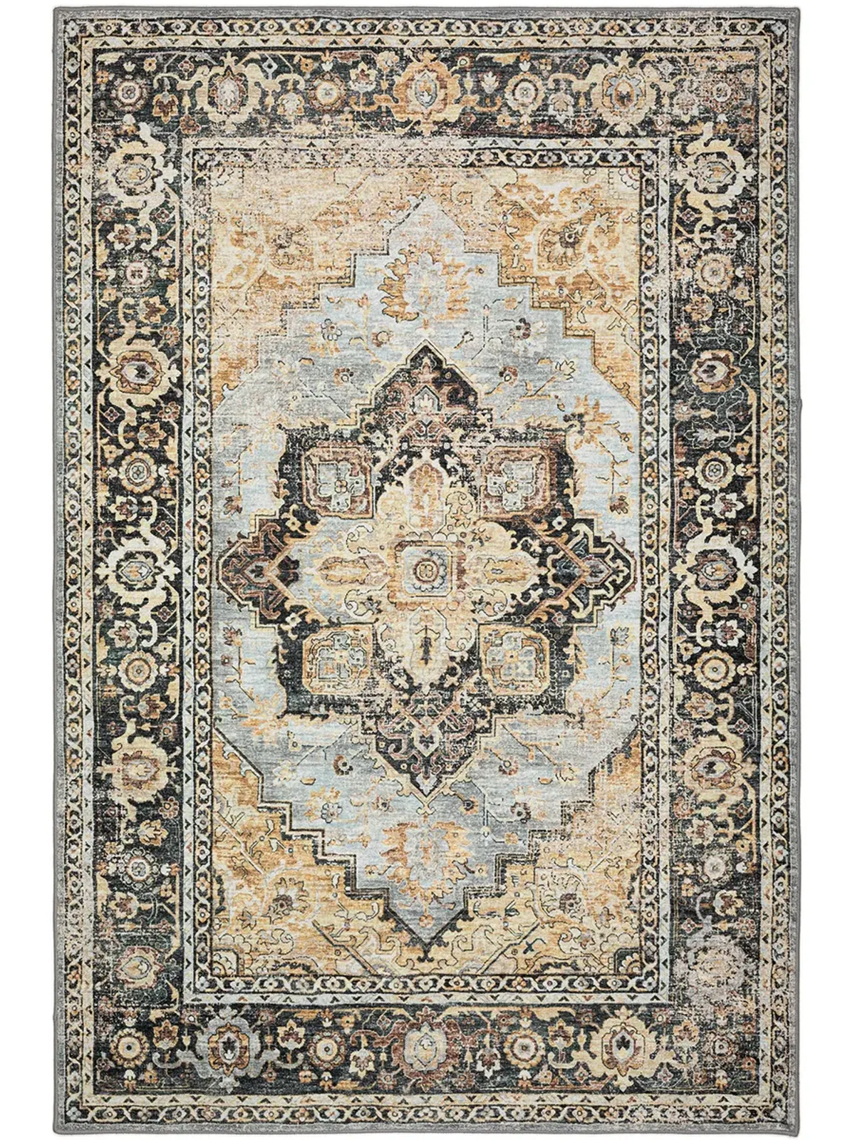 Jericho JC2 Pewter 3' x 5' Rug