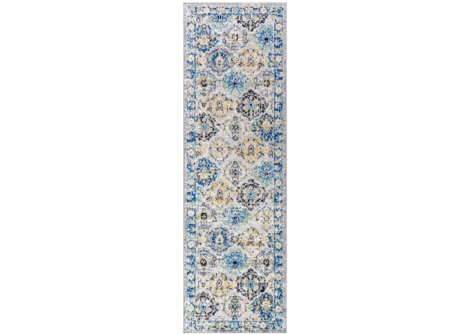 Modern Persian Boho Vintage Trellis Area Rug