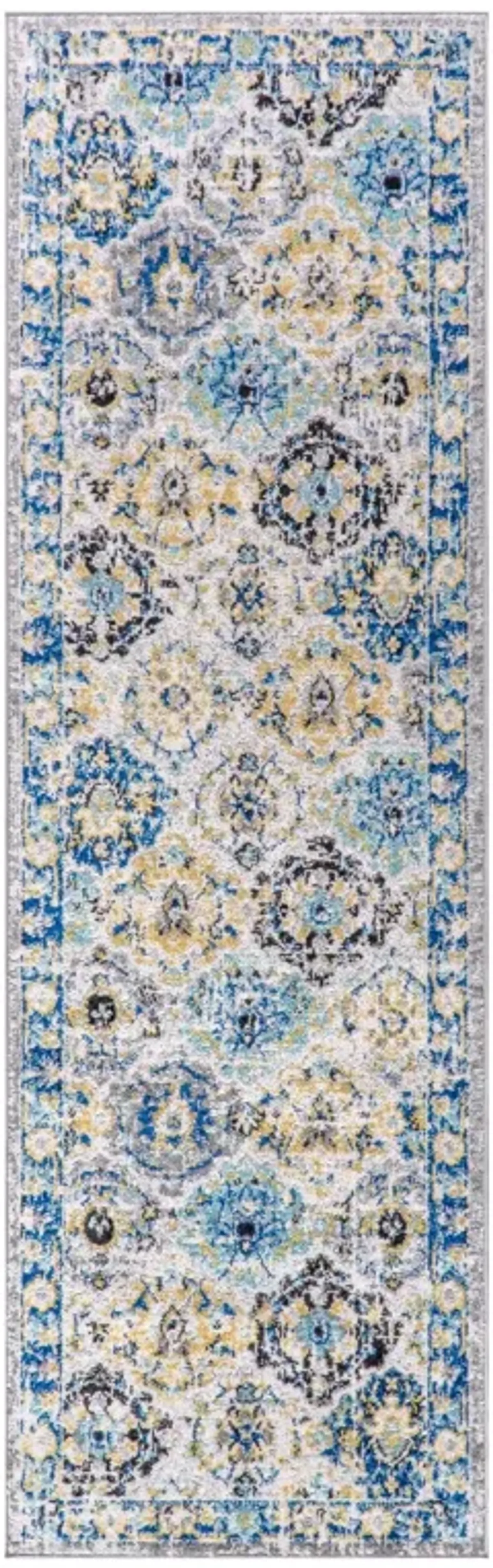 Modern Persian Boho Vintage Trellis Area Rug