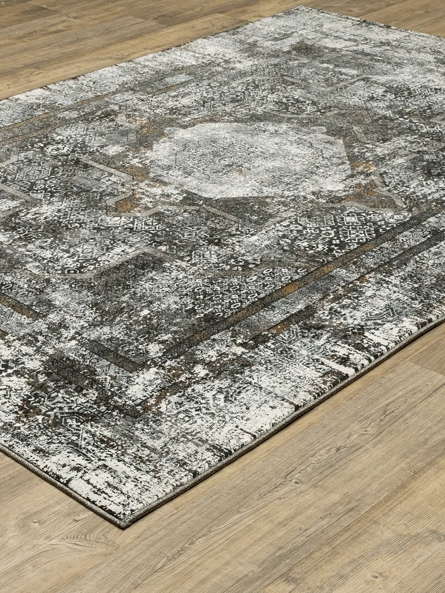 Gemini 7'10" x 10'10" Char Rug