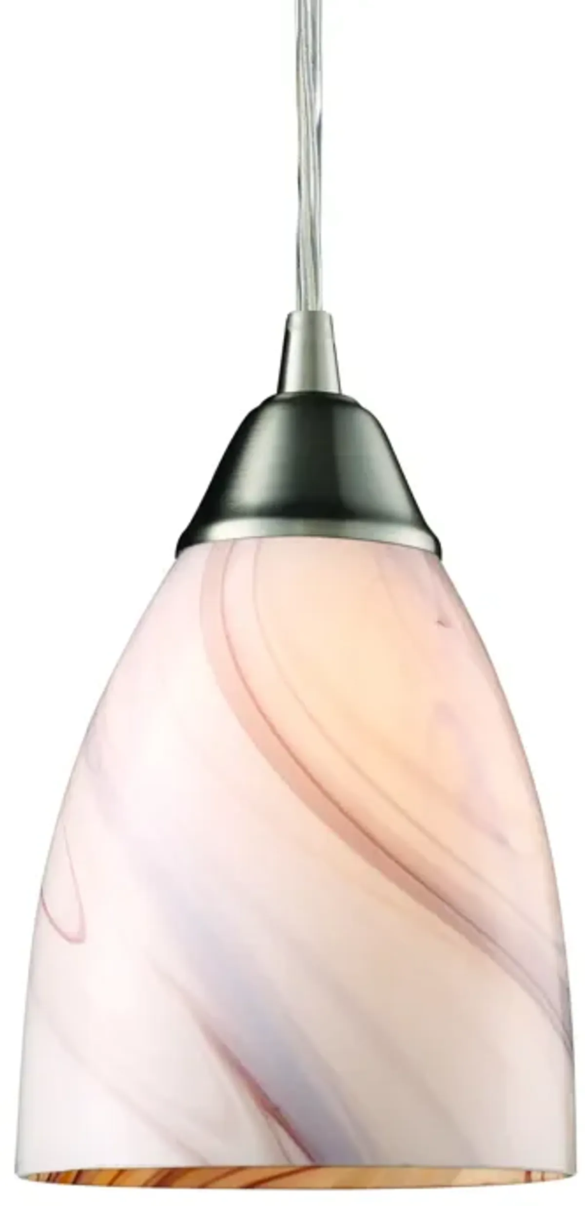 Pierra LED Swirl Glass Mini Pendant