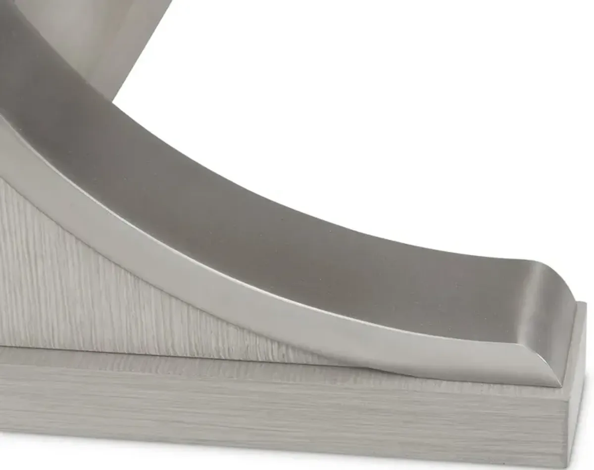 Michael Amini Eclipse Oval Dining Table - Moonlight Gray