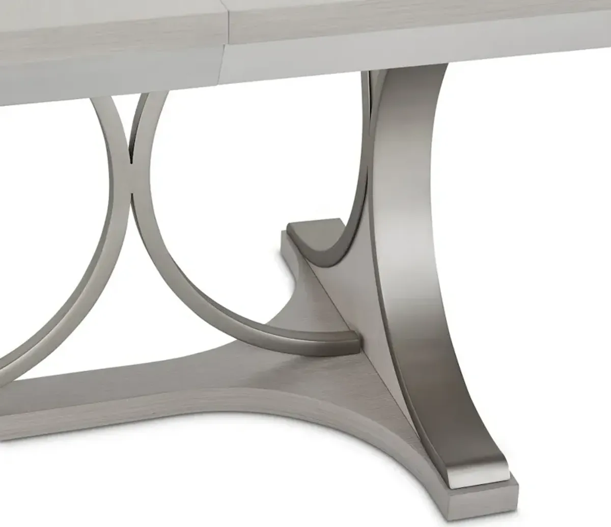 Michael Amini Eclipse Oval Dining Table - Moonlight Gray