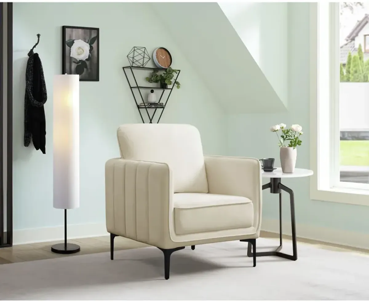 Rae Cream Accent Chair