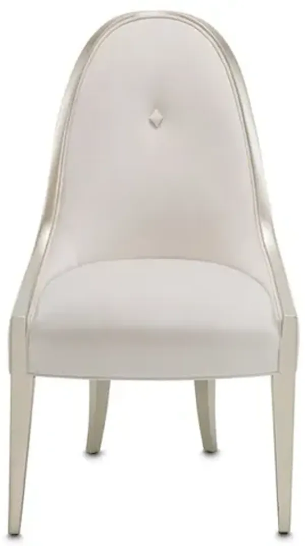 Michael Amini London Place Dining Side Chair - Creamy Pearl Qty 1
