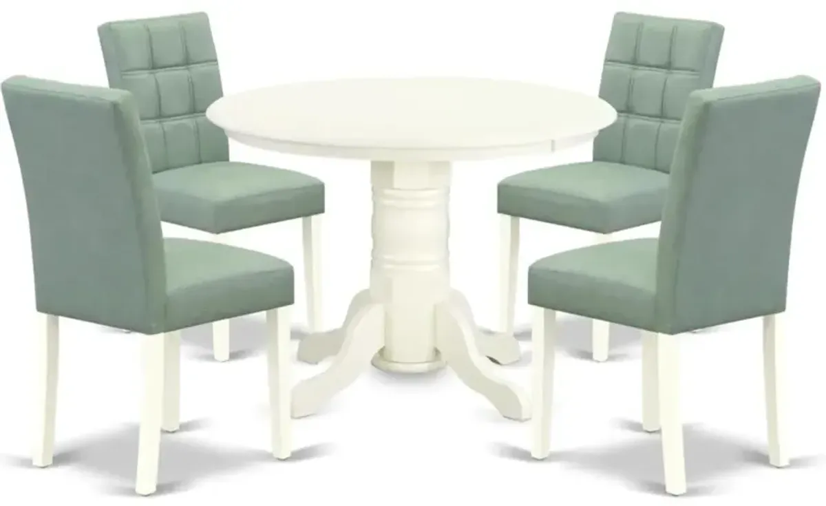 5 Piece Dinner Table Set contain A Modern Dining Table