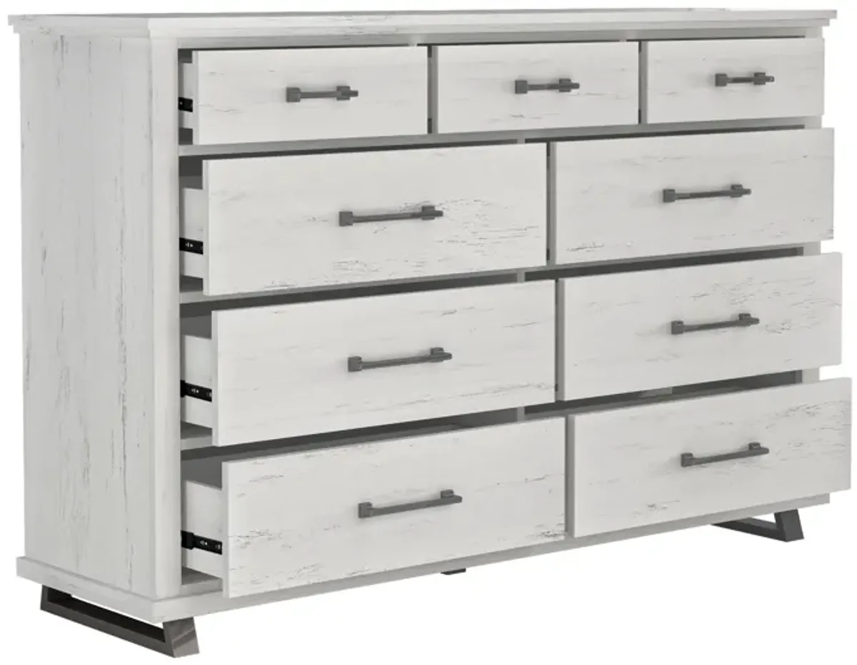 FESTIVO 64 in. Wide 9-Drawer Dresser