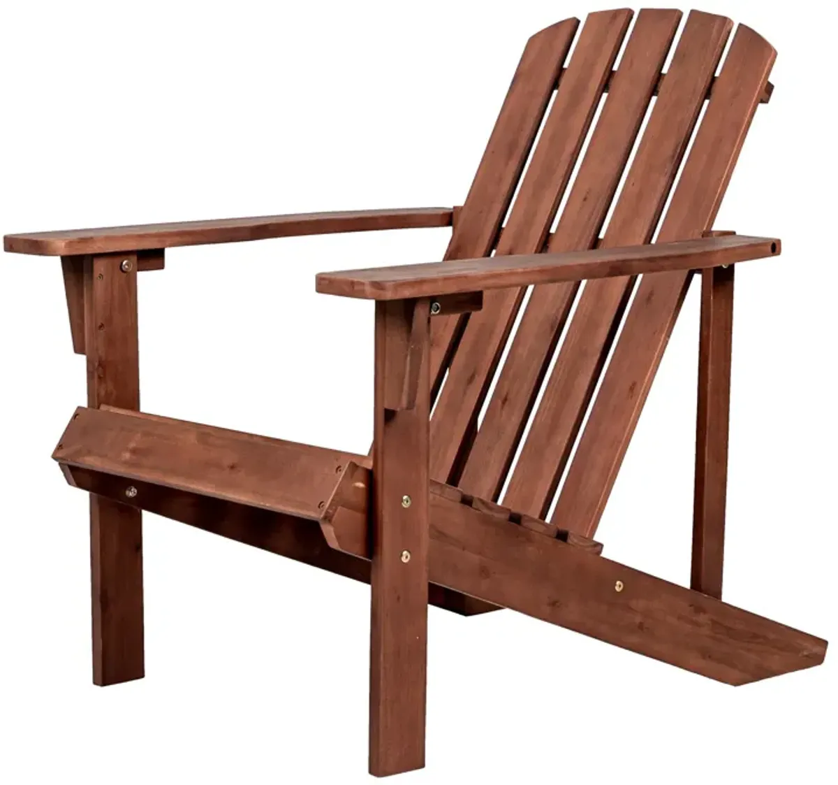 Westport Outdoor Patio Traditional Acacia Wood Adirondack Chair