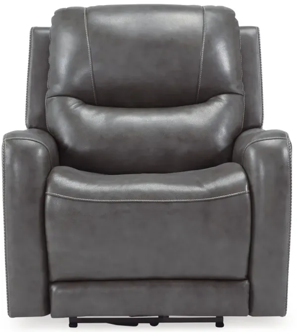 Galahad Smoke Power Recliner