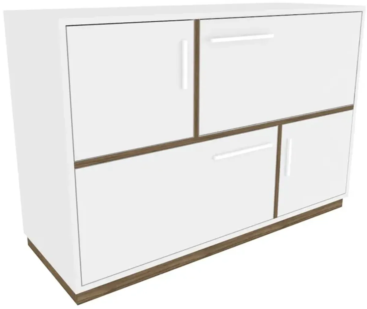 Decorotika Mares Sideboard White Walnut