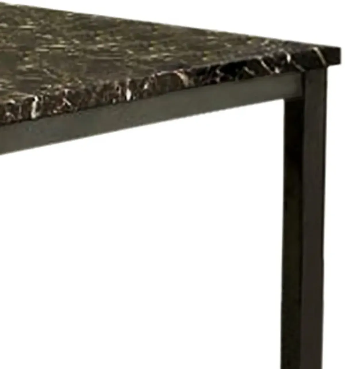 Colman Modern Dining Table In Black-Benzara