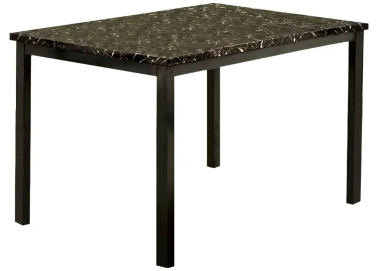 Colman Modern Dining Table In Black-Benzara