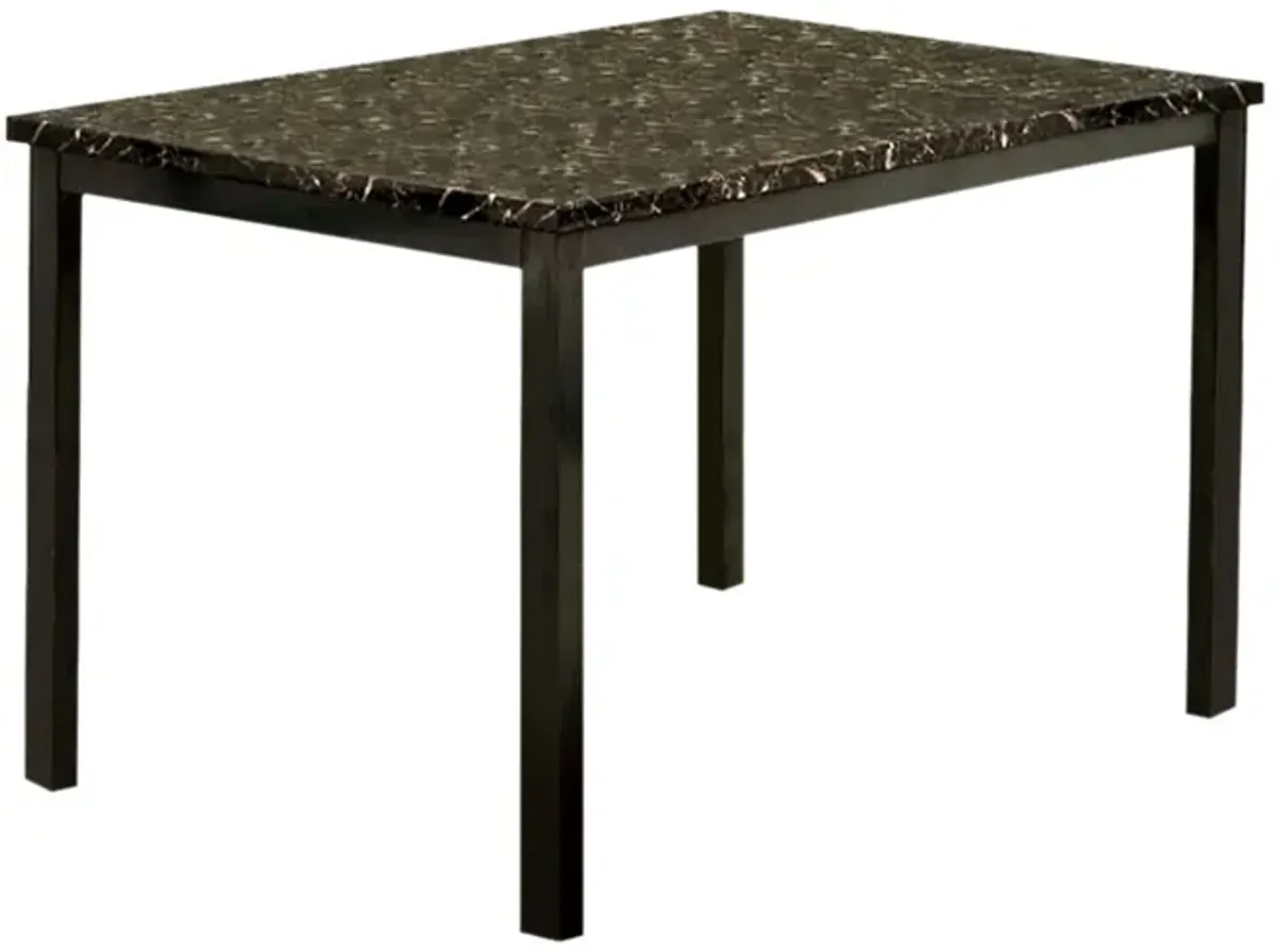 Colman Modern Dining Table In Black-Benzara