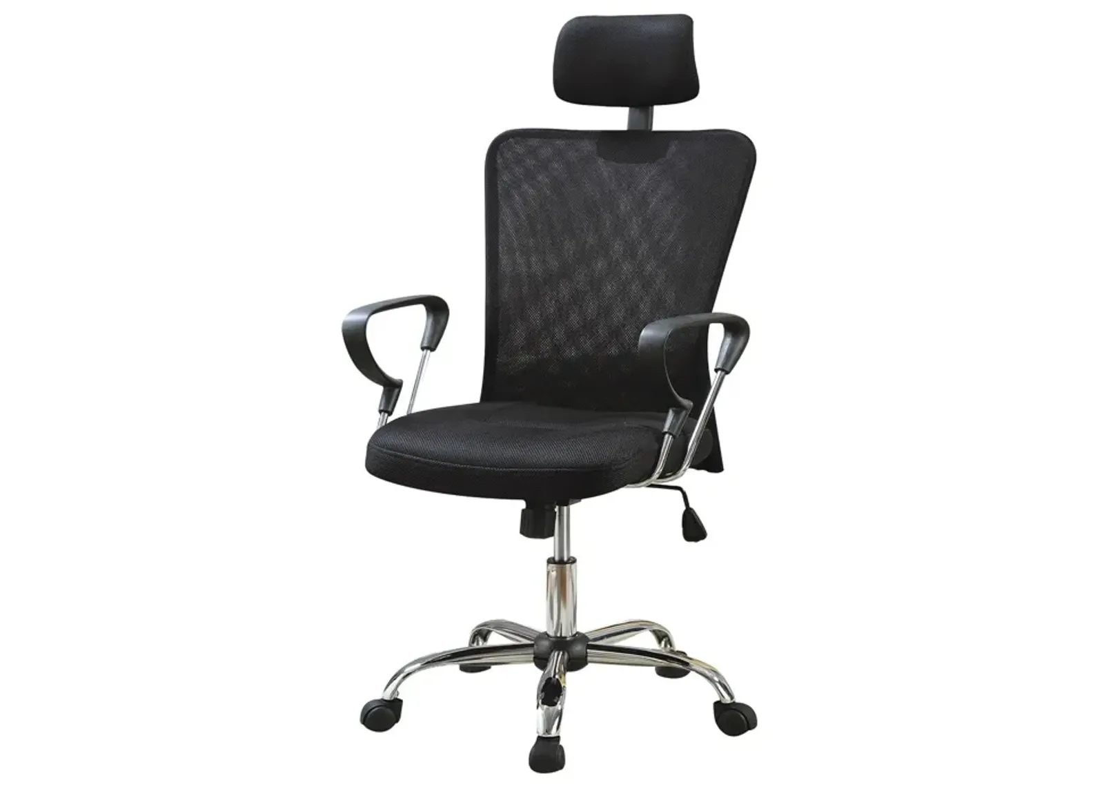 Hivvago High Back Executive Mesh Office Computer Chair with Headrest in Black