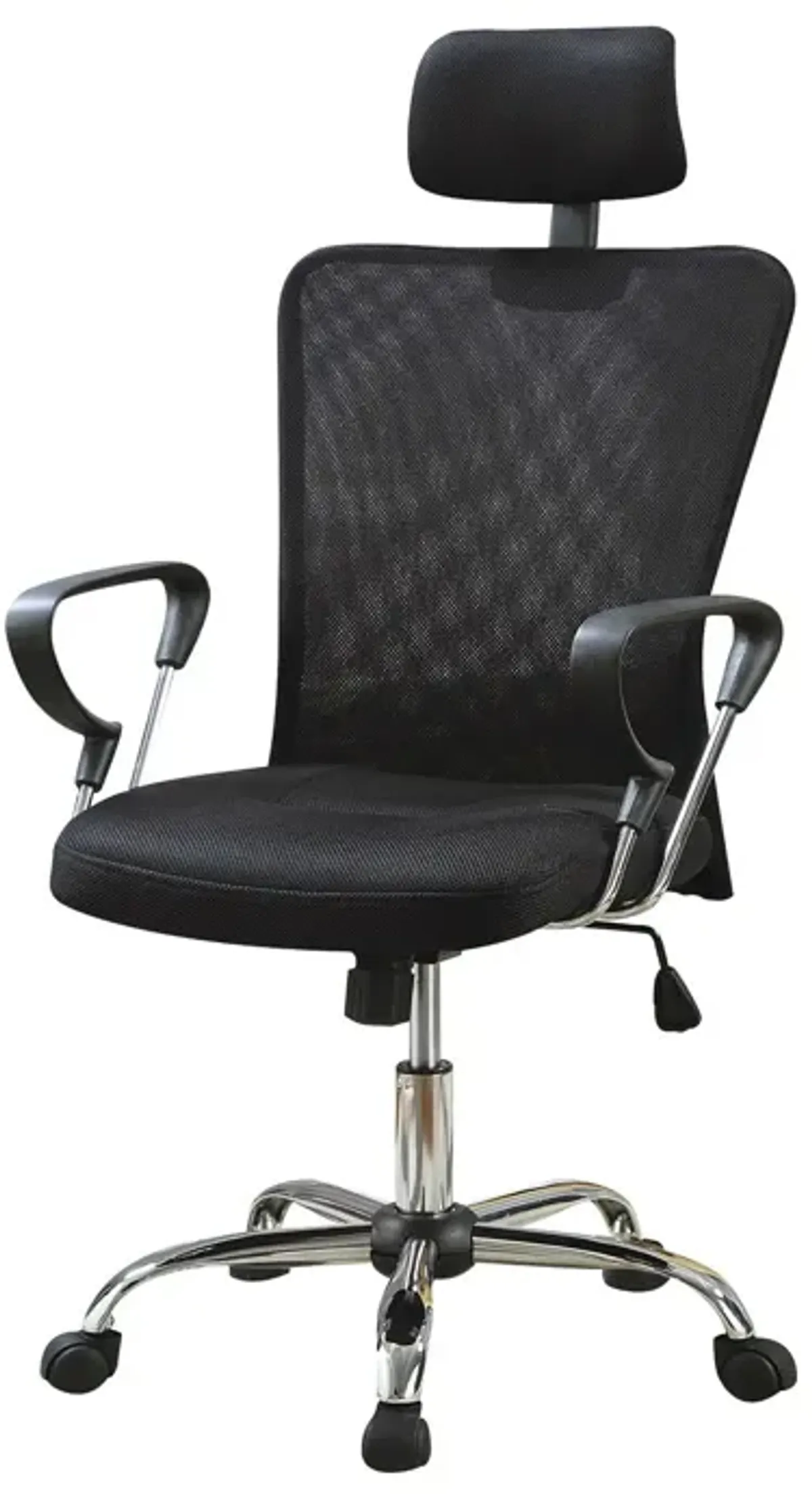 Hivvago High Back Executive Mesh Office Computer Chair with Headrest in Black