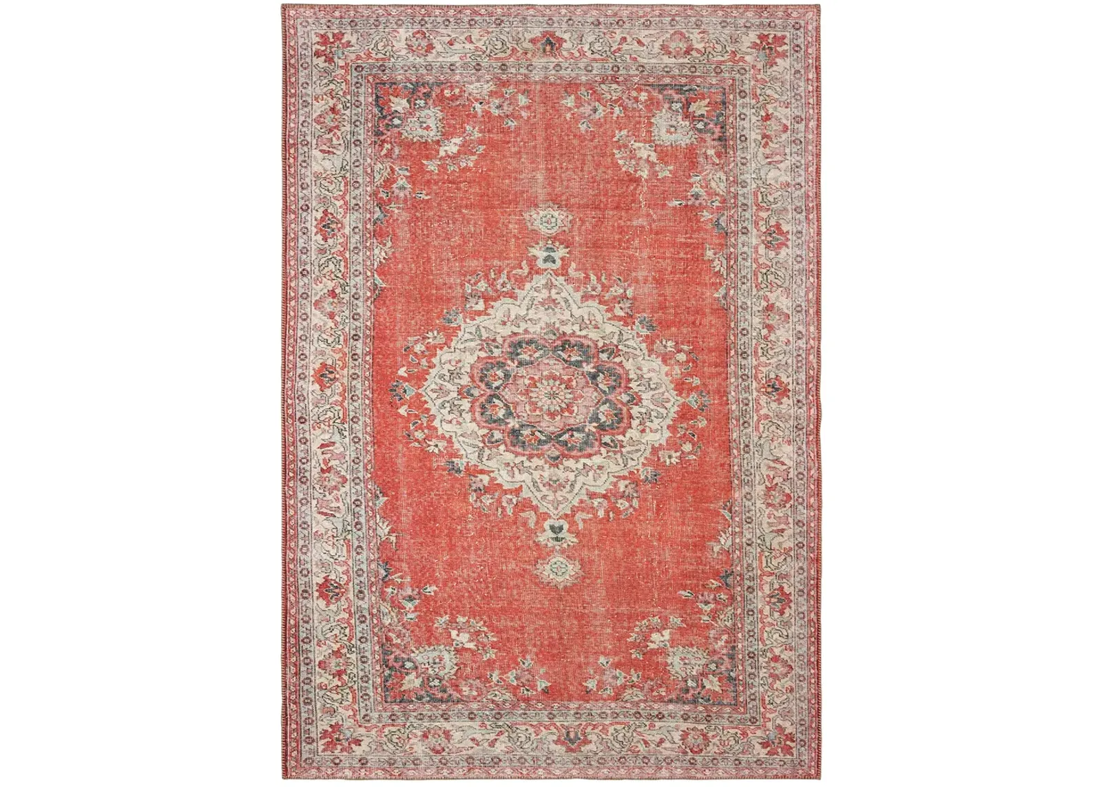 Sofia 5'3" x 7'6" Red Rug