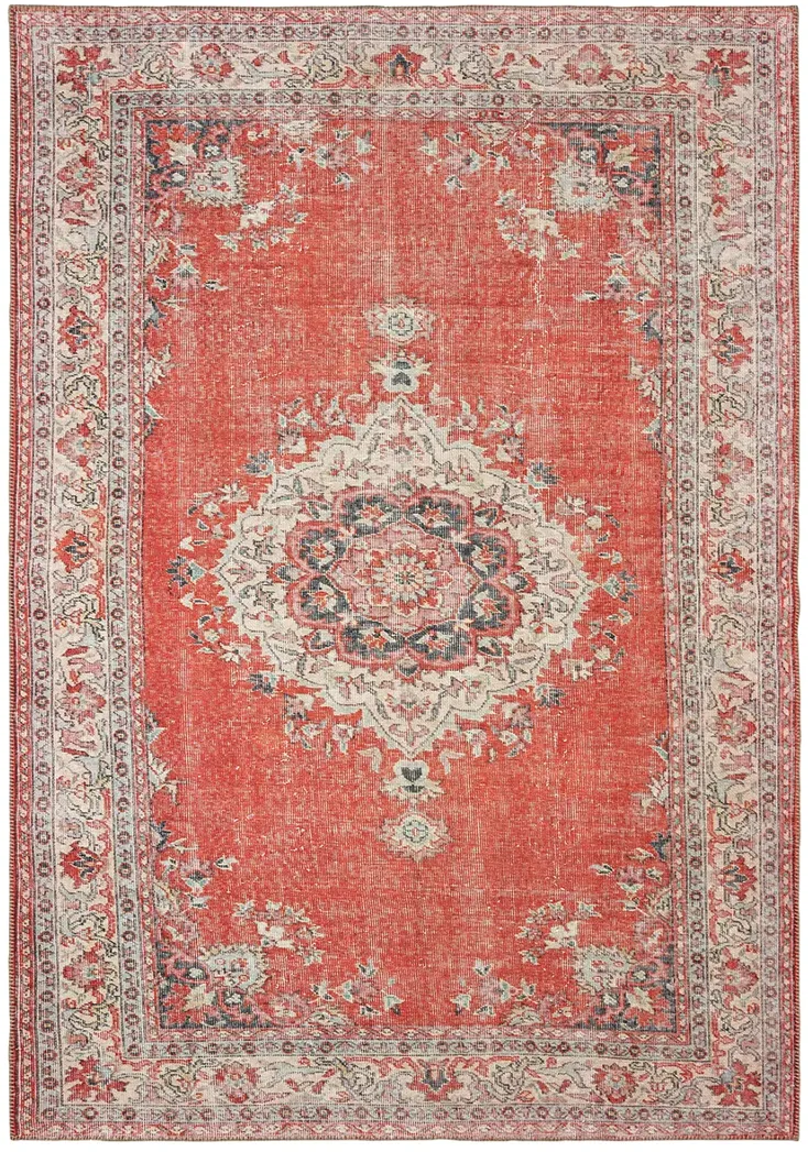 Sofia 5'3" x 7'6" Red Rug