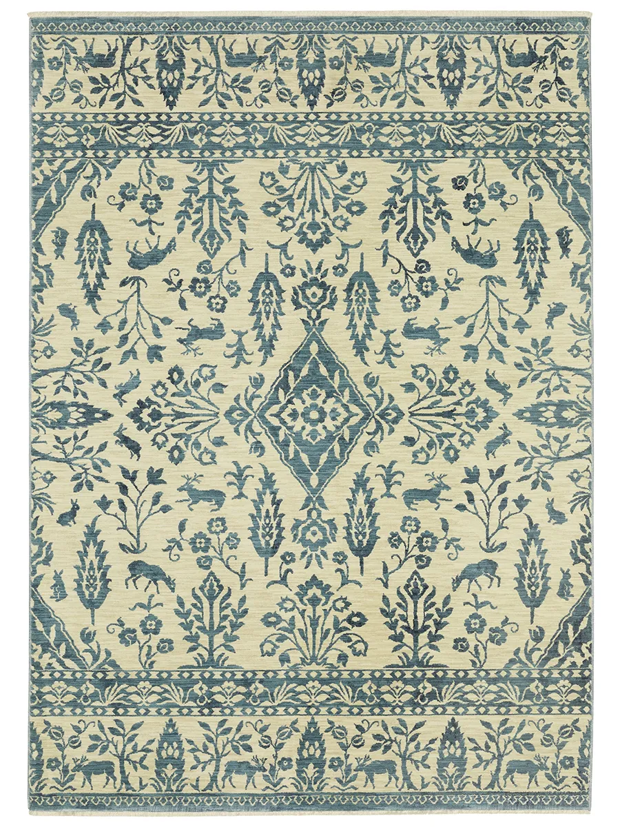 Francesca 3'3" x 5' Blue Rug