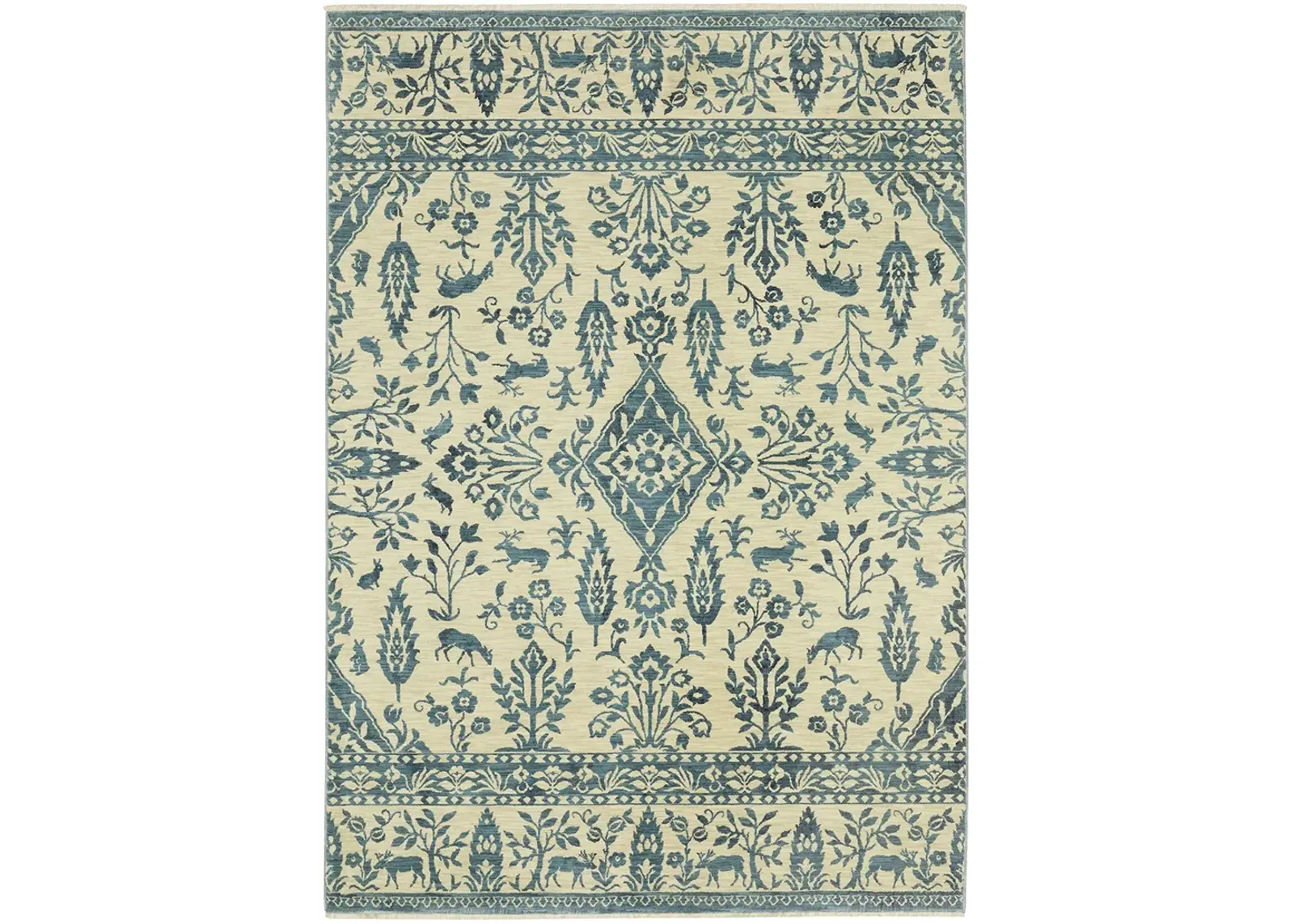 Francesca 3'3" x 5' Blue Rug