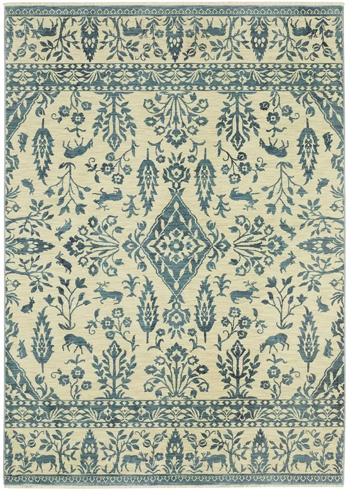 Francesca 3'3" x 5' Blue Rug