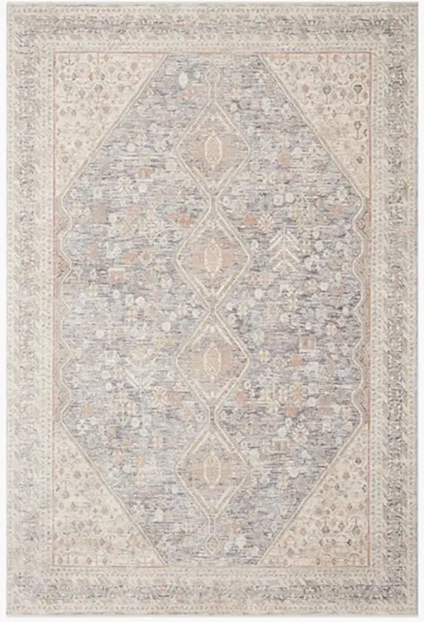 Carlisle Blue/Ivory 9'6" x 13'1" Rug