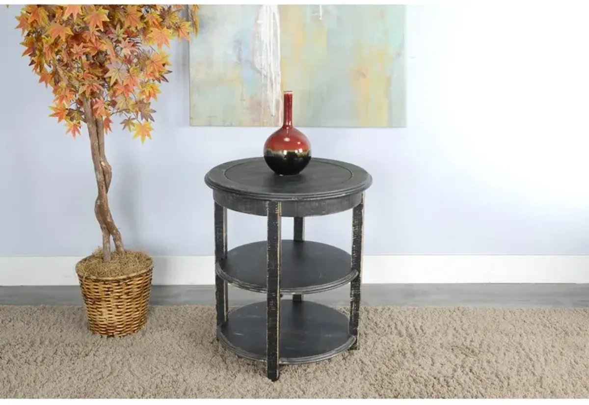Sunny Designs Black Sand Side Table