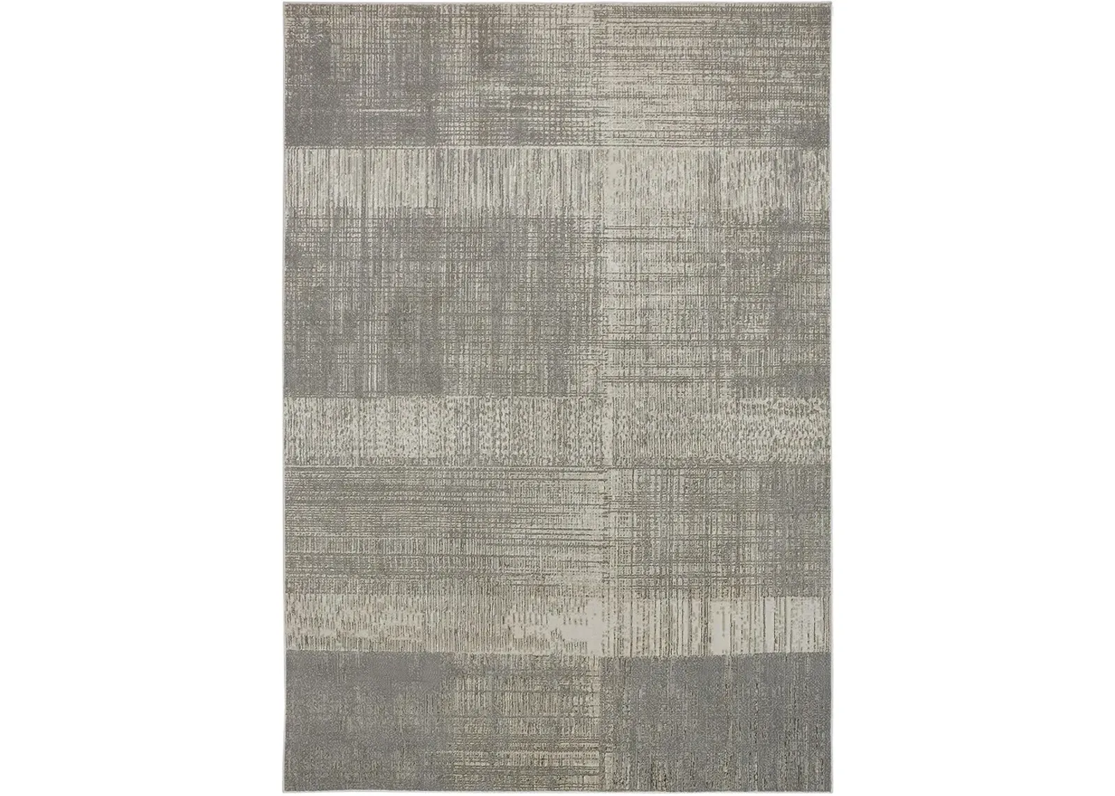 Aura 3736F 3'11" x 6' Gray/Ivory Rug