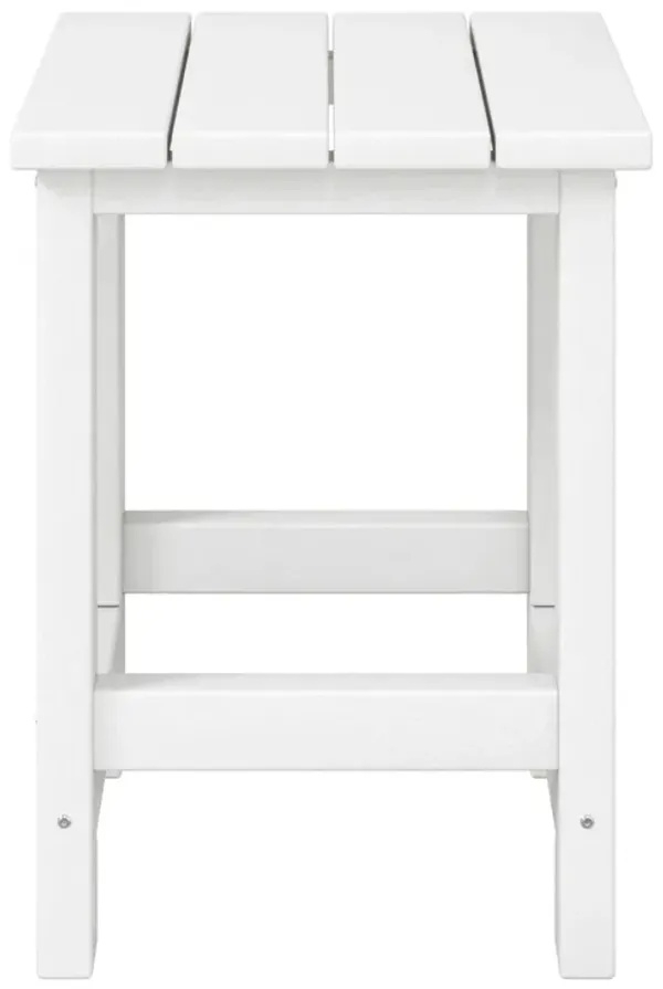 WestinTrends Kids Outdoor Patio Furniture HDPE Adirondack Square Side Table