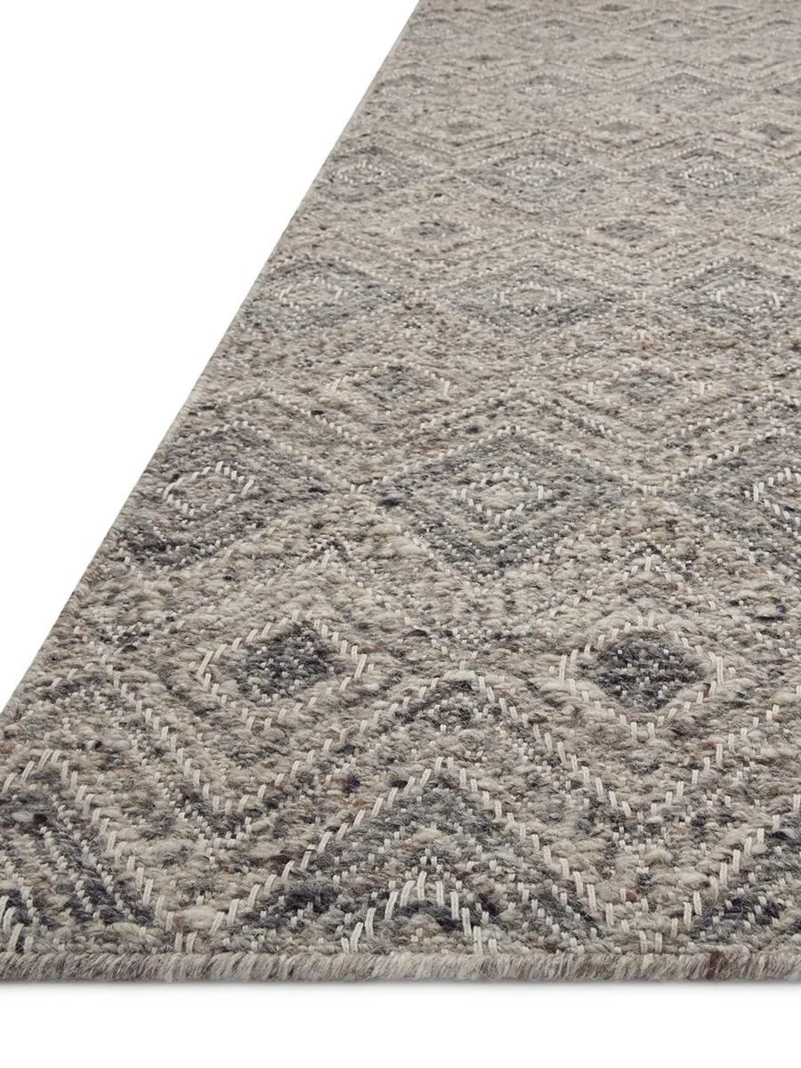 Raven RAV-02 Taupe / Gray 9''3" x 13' Rug by