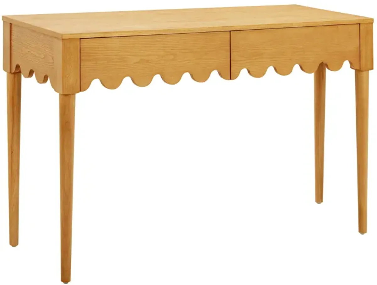 Oodle Natural Ash 2-Drawer Desk