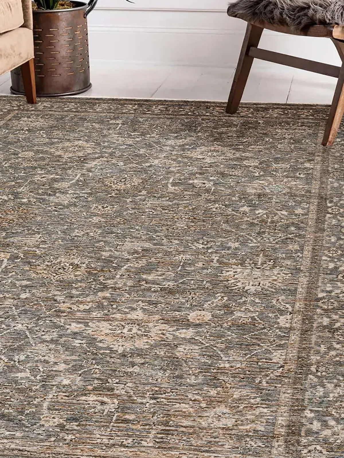 Yarra YA1 Pewter 2'3" x 7'10" Rug