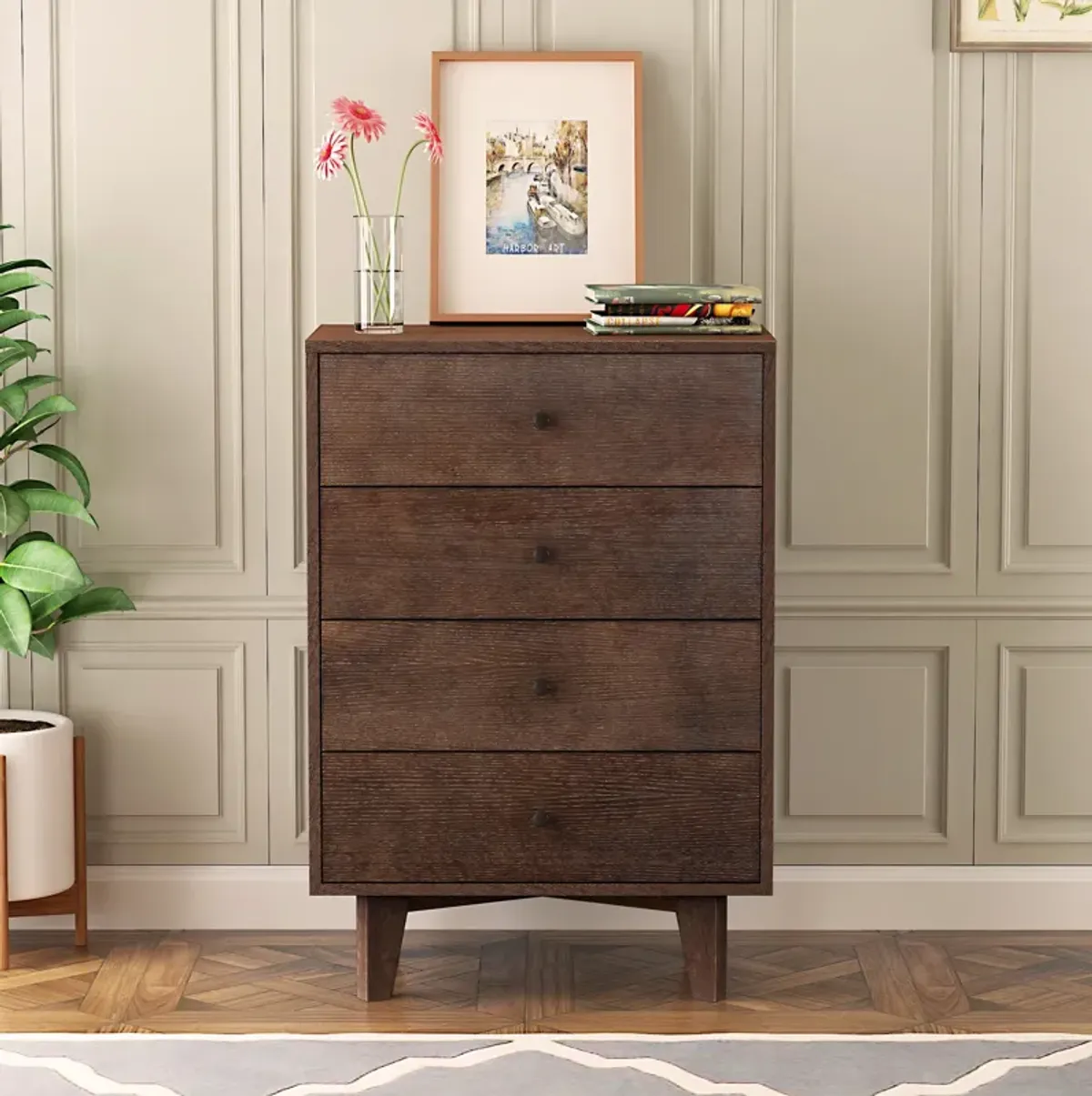 Streamdale Modern Spray-Painted Drawer Dresser