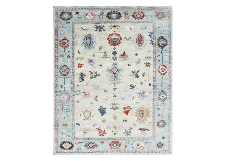 Samarkand SAM42626 Light Blue 8" x 10" Rug