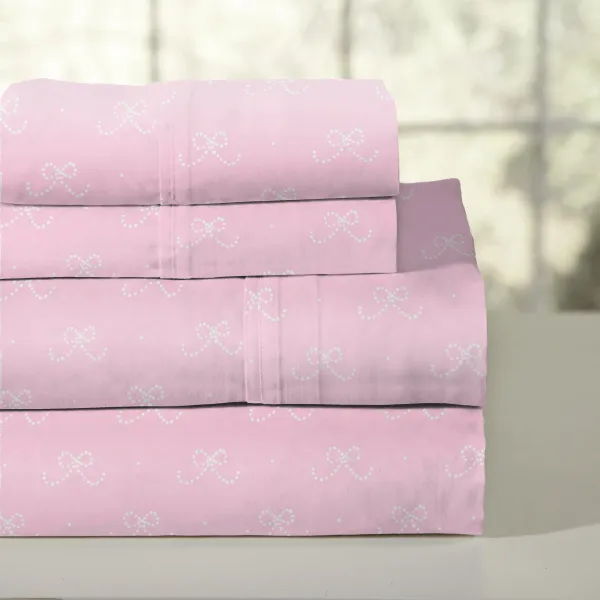 Pointehaven 200 Thread Count Combed Cotton Percale 3 pc Sheet Set