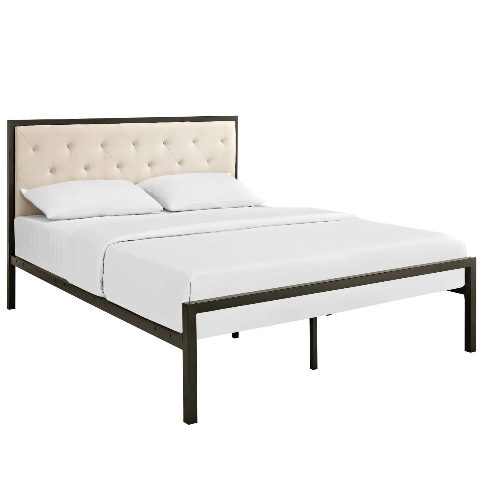 Modway - Mia Queen Fabric Bed