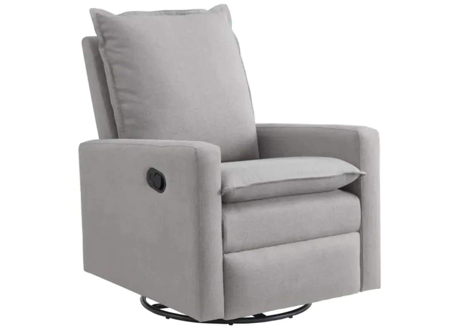 Oxford Baby Uptown Swivel Rocker / Recliner Gray