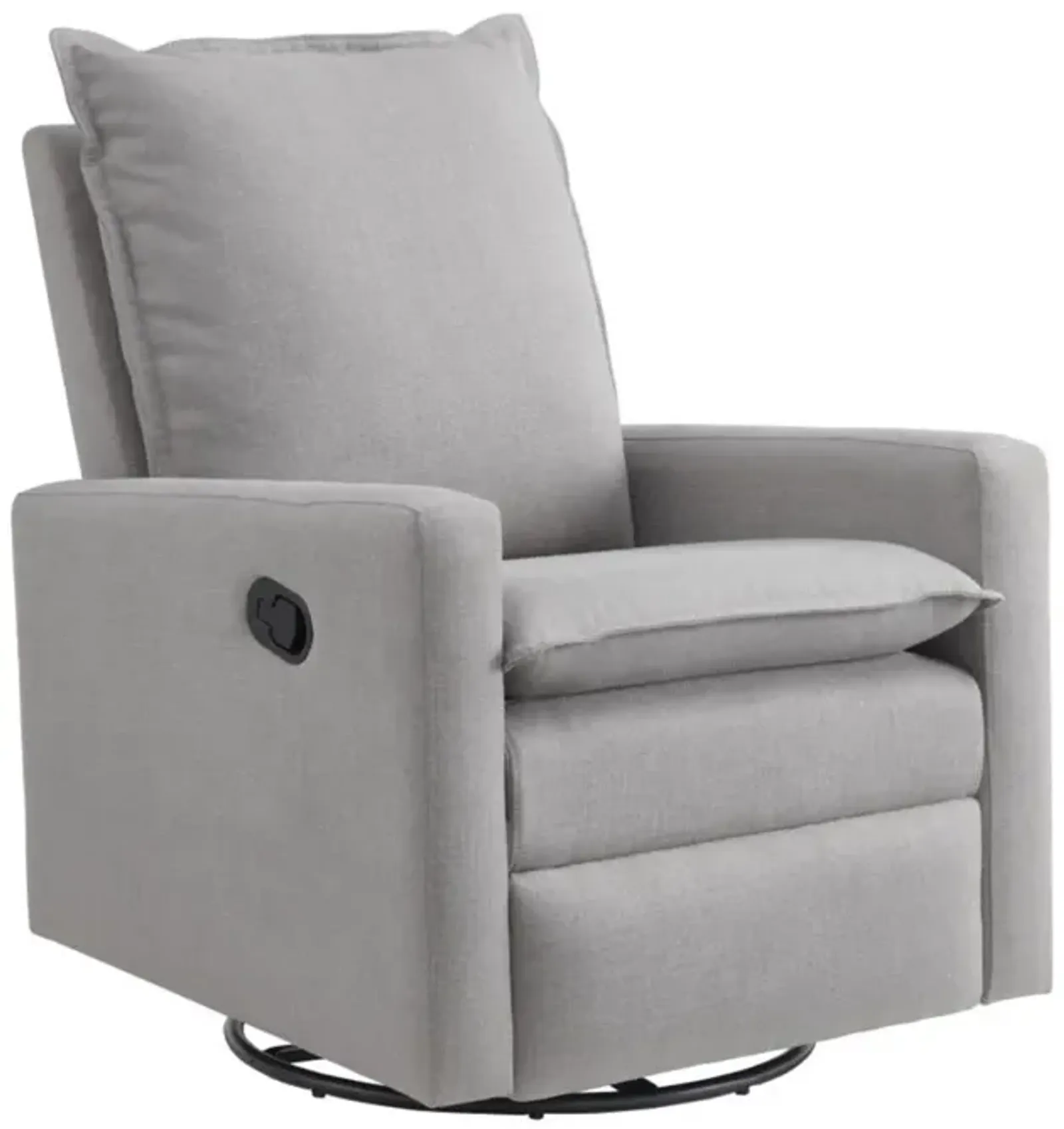 Oxford Baby Uptown Swivel Rocker / Recliner Gray