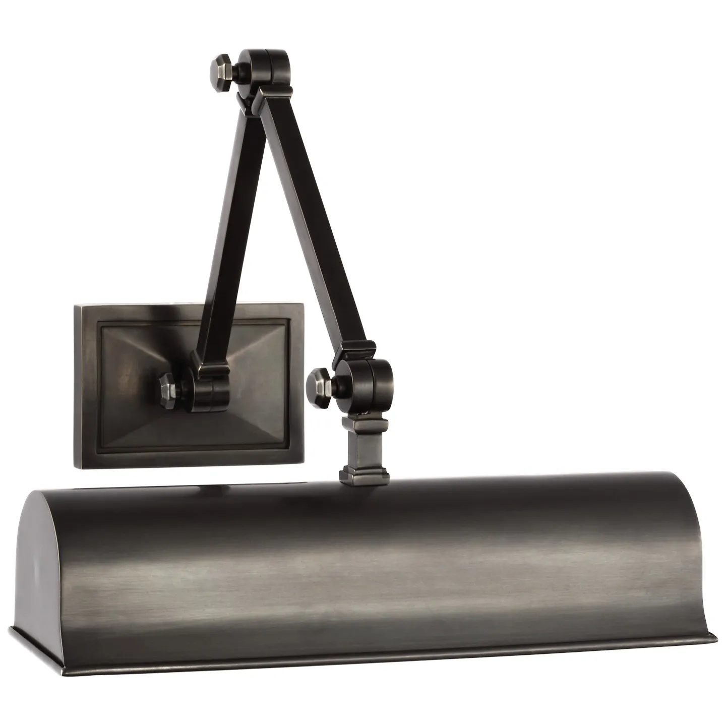 Jane 12" Double Library Light in Gun Metal