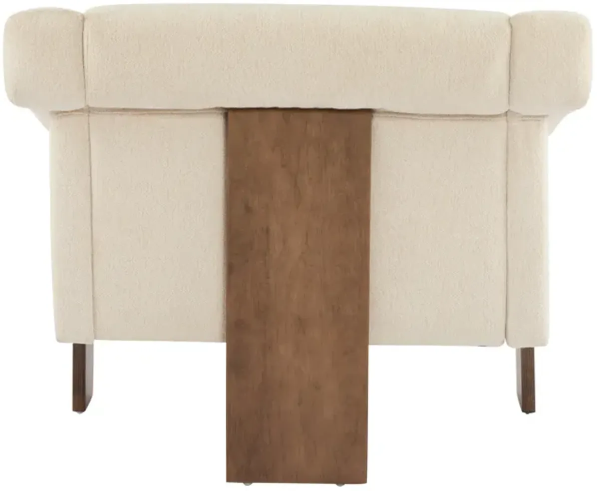 Merax Mid-Century Modern Fabric Home Accent Chair