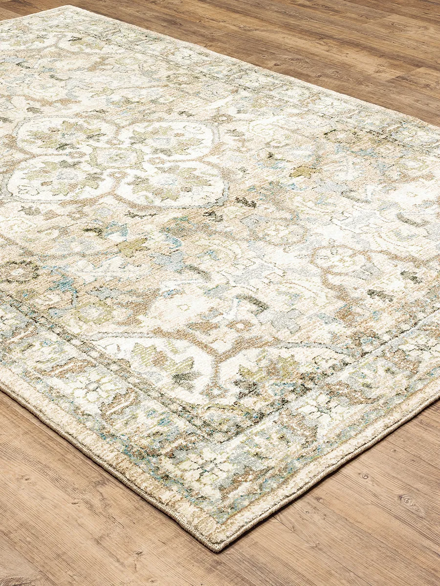 Andorra 1'10" x 3'2" Beige Rug