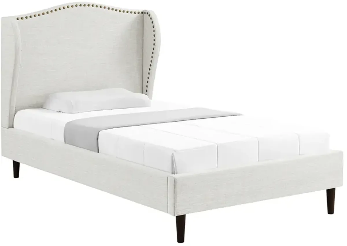 Rustic Manor Ciana Linen Platform Bed