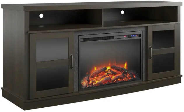 Ayden Park Fireplace Space Heater TV Stand for TVs up to 65"