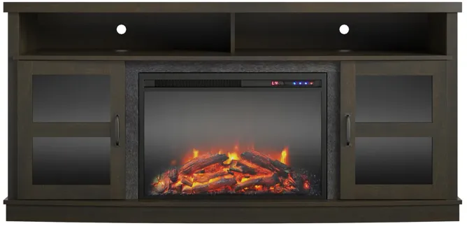 Ayden Park Fireplace Space Heater TV Stand for TVs up to 65"