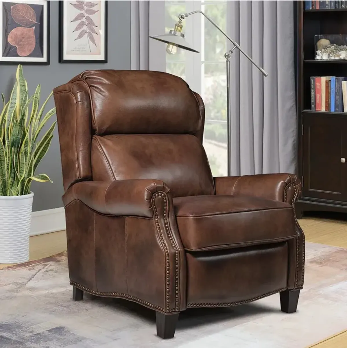 Barcalounger 7-3058 Meade Recliner, Cognac